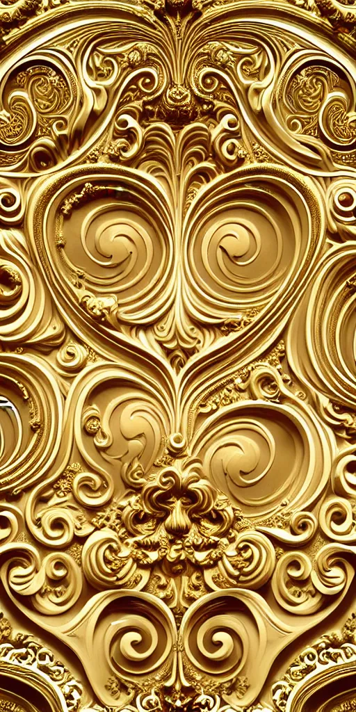 Image similar to the source of future growth dramatic, elaborate emotive Golden Baroque and Rococo styles to emphasise beauty as a transcendental, seamless pattern, symmetrical, large motifs, rainbow syrup splashing and flowing, Palace of Versailles, 8k image, supersharp, spirals and swirls in rococo style, medallions, white smoke, Gold silver black and rainbow colors, perfect symmetry, High Definition, photorealistic, masterpiece, 3D, no blur, sharp focus, photorealistic, insanely detailed and intricate, cinematic lighting, Octane render, epic scene, 8K