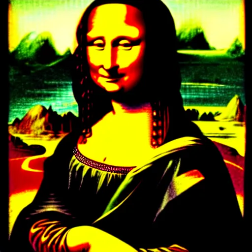 Image similar to graphic illustration, creative design, mona lisa as medusa, biopunk, francis bacon, highly detailed, hunter s thompson, concept art