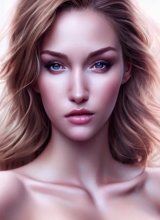 Prompt: photo of a gorgeous female, professionally retouched, soft lighting, realistic, smooth face, full body shot, torso, dress, perfect eyes, sharp focus on eyes, 8 k, high definition, insanely detailed, intricate, elegant, art by artgerm and j scott campbell