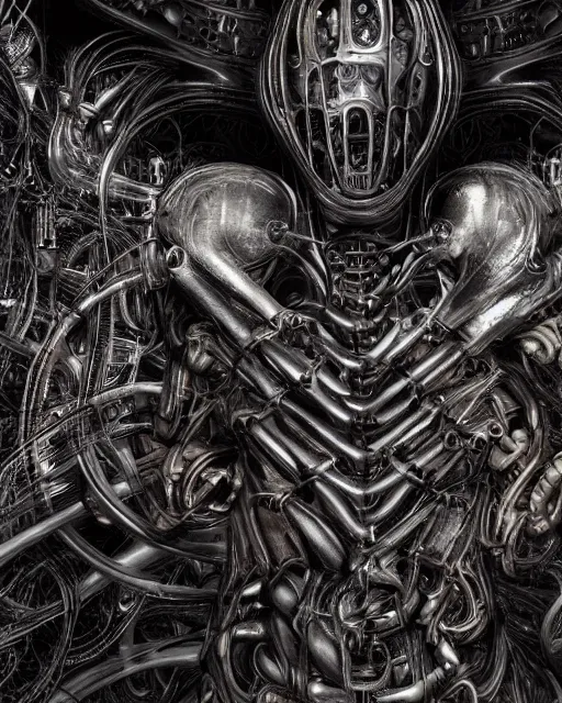 Prompt: balenciaga track by hr giger, biomechanical, 4 k, hyper detailed