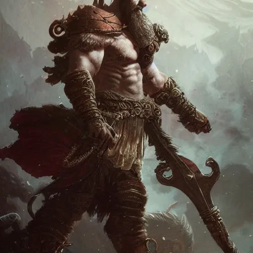 Tyr Statue Art - God of War Art Gallery