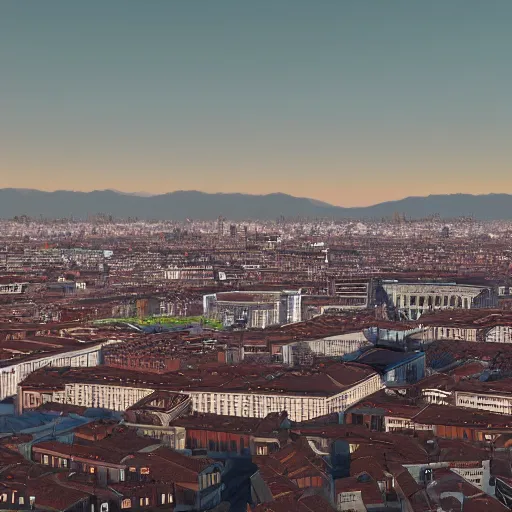 Prompt: Turin city, high details, 8k, realistic, sharp