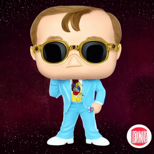 Image similar to Elton John funko pop