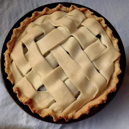 Image similar to pie made of cake