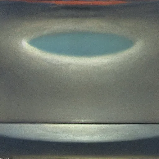 Image similar to the abstract painting'arctic void ', by caspar david friedrich, by rothko