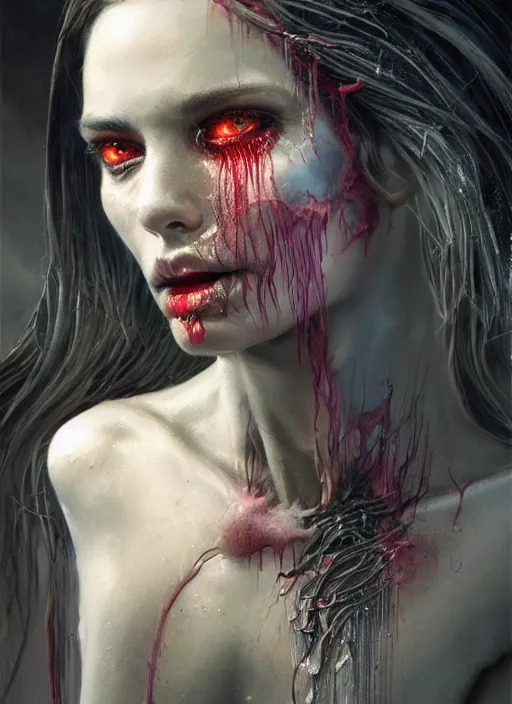 Prompt: a biblically accurate angel beautiful and terrifying,melting,full character design,8k,by Stanley Artgermm,Tom Bagshaw,Greg Rutkowski,Carne Griffiths,Ron English,Linsey Levendall,Giger,trending on DeviantArt,face enhance,hyper detailed,minimalist,horror,full of colour,cinematic,dynamic lighting