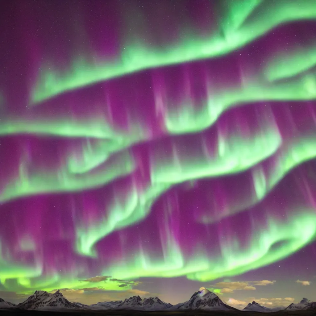 Prompt: Aurora borealis, localized entirely within your kitchen