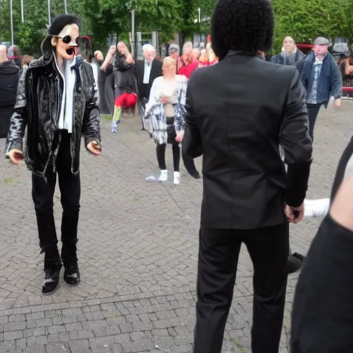 Image similar to michael jackson in waalwijk