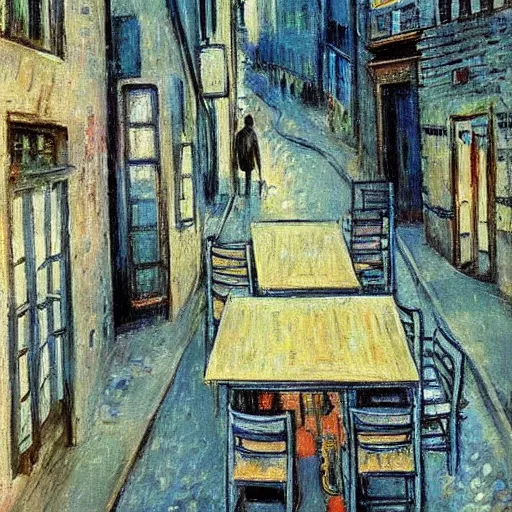 Prompt: A beautiful computer art. Think of it as a parallel universe. But maybe it’s the real one, and we’re in a dream. by Maurice Utrillo, by Bill Watterson ultradetailed, random