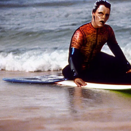 Image similar to surf dracula, film still