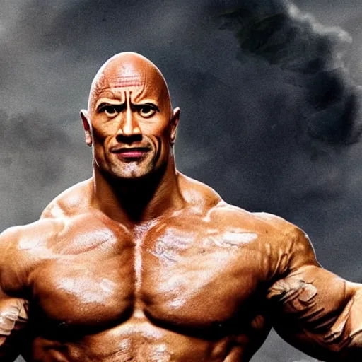 Image similar to Dwayne Johnson as The Rock