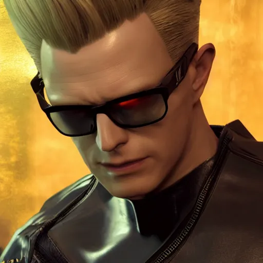 Prompt: albert wesker going super sayain, au naturel, hyper detailed, digital art, trending in artstation, cinematic lighting, studio quality, smooth render, unreal engine 5 rendered, octane rendered, art style by klimt and nixeu and ian sprigger and wlop and krenz cushart