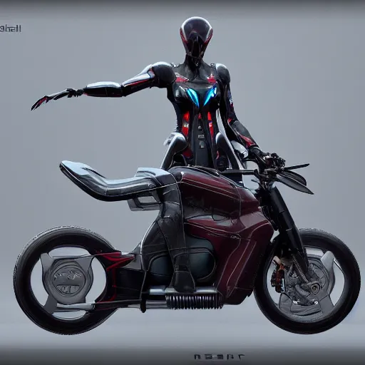 Image similar to tesla cyberpunk motorcycle, high detail, octane render,