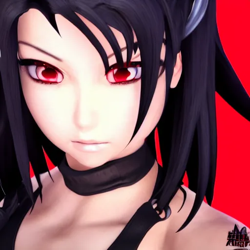 Prompt: high quality headshot of tifa lockhart, trending on artstation