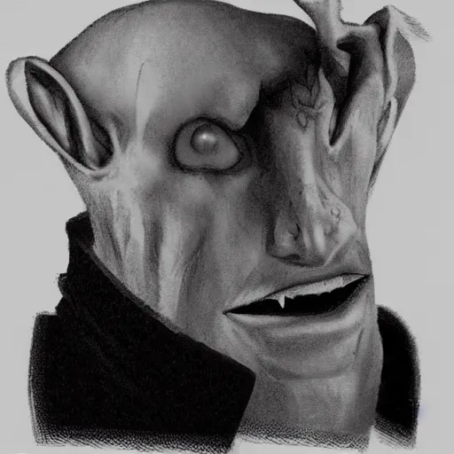 Image similar to Nosferatu, realistic