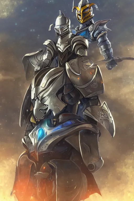 Image similar to helmet armor guardian destiny in witch queen illumination ray tracing hdr fanart arstation by sung choi robot ninja mask and eric pfeiffer and gabriel garza and casper konefal