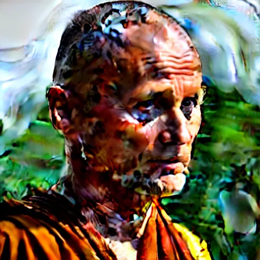 Image similar to viggo mortensen as a burmese buddhist monk