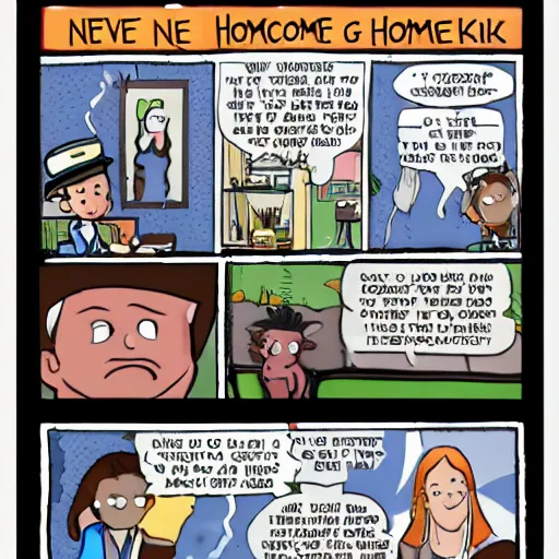 Image similar to a never before seen panel of the welcoming homestick