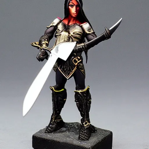 Image similar to dark elf from lineage - 2 with knife