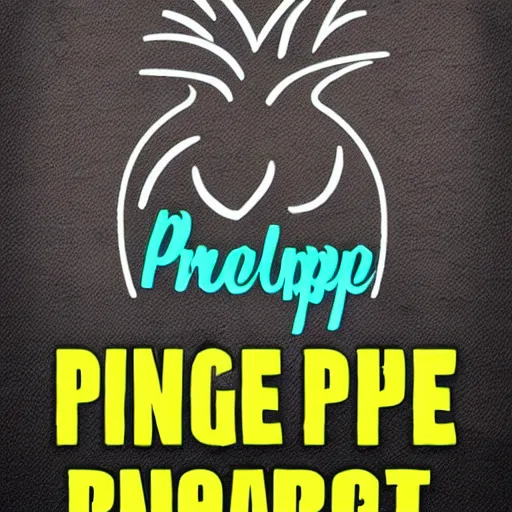 Prompt: text that says Pineapple