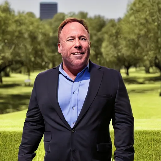 Prompt: Alex Jones appointed CEO of Apple by Shrek