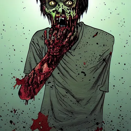 Image similar to zombie by robert kirkman