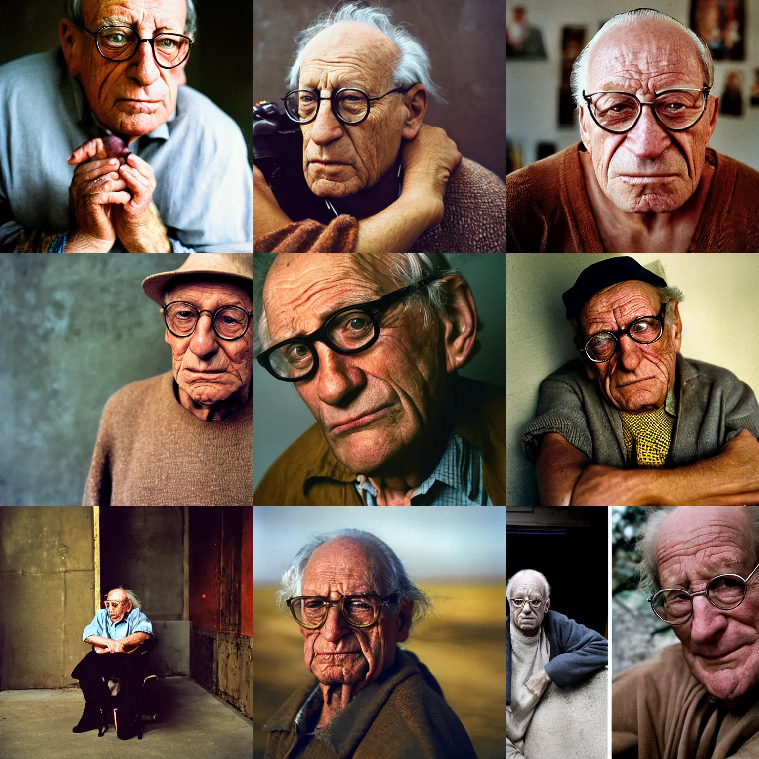 Prompt: candid portrait photograph of hans moleman, photo by annie leibowitz and steve mccurry