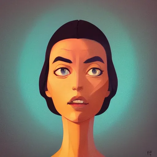 Image similar to face icon stylized minimalist atari, loftis, cory behance hd by jesper ejsing, by rhads, makoto shinkai and lois van baarle, ilya kuvshinov, rossdraws global illumination