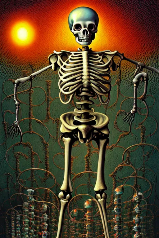 Image similar to a photorealistic painting of the transparent jelly isometric nightmare skeleton cemetery horror machine electronic chemistry by johfra bosschart, lisa frank, dark fantasy art, high detail, trending on artstation