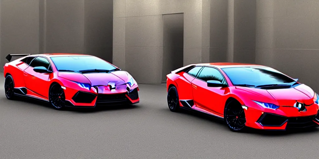 Image similar to lamborghini but honda civic