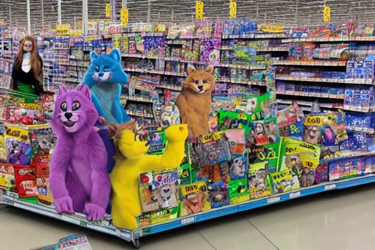 Image similar to photo of fursonas for sale at walmart