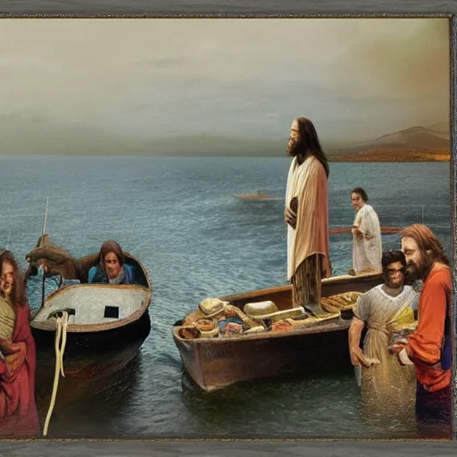 Image similar to del barco jesus meneses, horror, loan, grey, storybook realism,