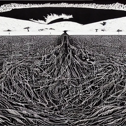 Image similar to searching for another reality by stanley donwood, highly detailed