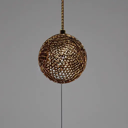 Image similar to Vivienne Westwood orb pendant surrounded by network cables and garbage and trash against a silk backdrop”