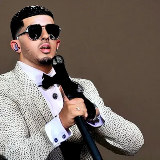 Prompt: bad bunny singer stabbed by amlo