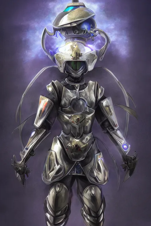 Image similar to helmet armor guardian destiny in witch queen illumination ray tracing hdr fanart arstation by sung choi robot ninja mask and eric pfeiffer and gabriel garza and casper konefal