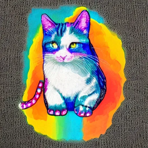 Image similar to rainbow cat
