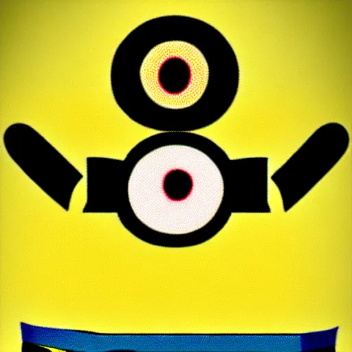 Image similar to A highly detailed anatomy of a minion