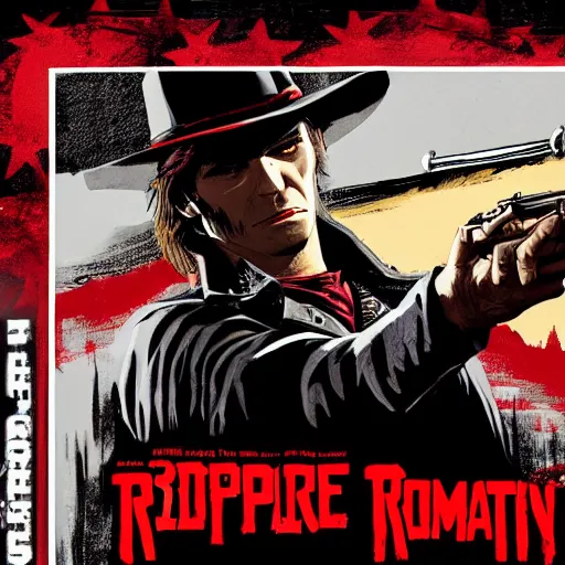 Image similar to Vampire in red dead redemption 2 4K quality