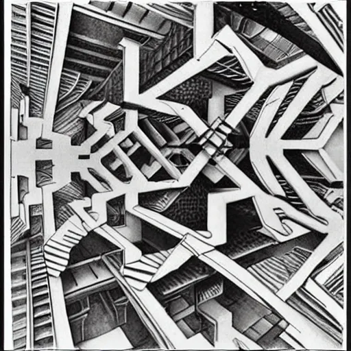 Image similar to 👋, MC Escher