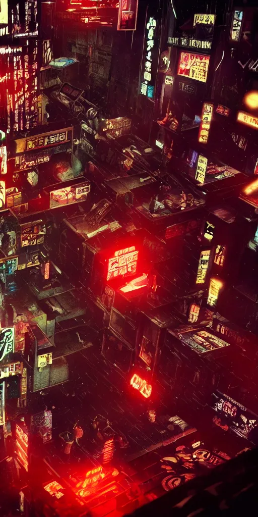 Image similar to epic highly detailed photo of gangs fight in cyberpunk night adult club, 3 5 mm, guns blasting, low angle, blade runner, akira, cinematic angle, cinematic lighting, reflections, action, battle