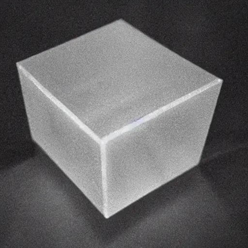 Image similar to award - winning photograph of a real tesseract