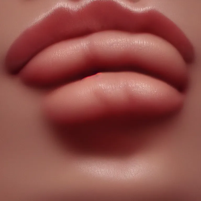Prompt: beautiful female lips up close inhaling a mysterious smoke, featured on artstation, cgsociety