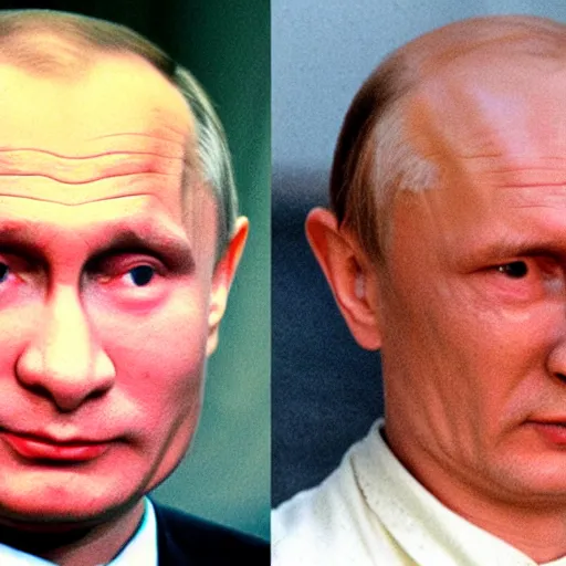 Image similar to Vladimir Putin and Andrei Chikatilo is the same person