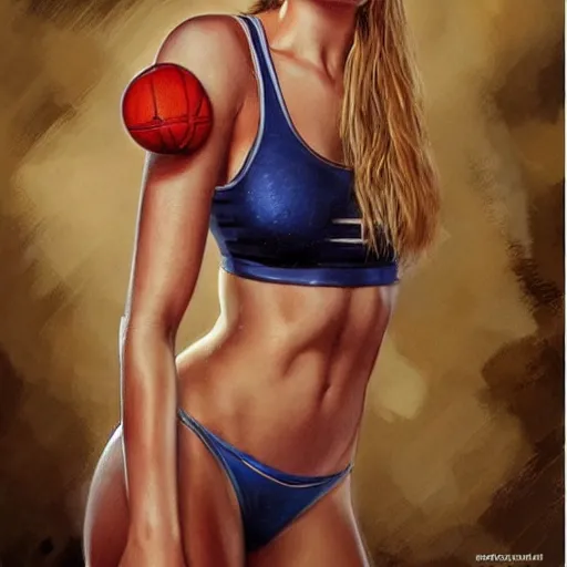 Image similar to eugenie bouchard in the style of stefan kostic, realistic, full body, sharp focus, 8 k high definition, insanely detailed, intricate, elegant, art by stanley lau and artgerm