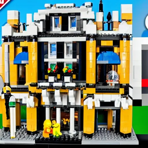 Image similar to Mar-A-Lago FBI raid Lego set