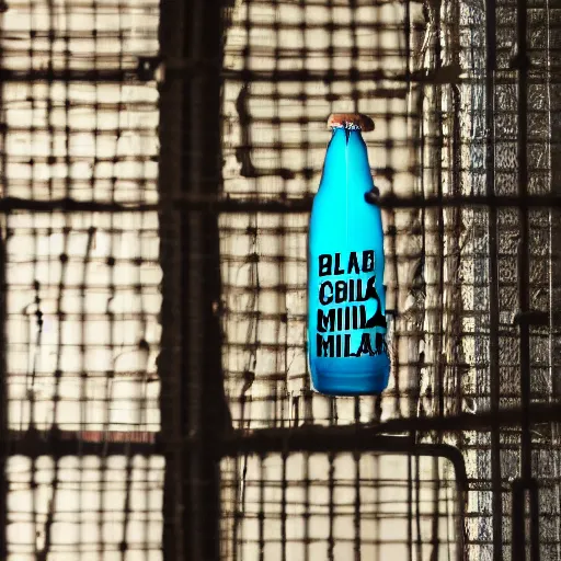 Image similar to bottle of milk inside a jail