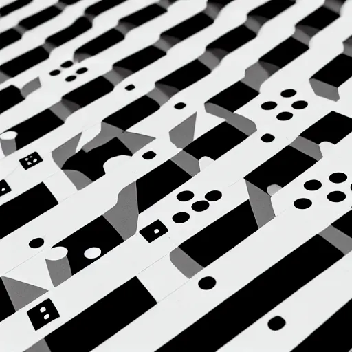 Image similar to a surrealistic image of falling dice, black and white in a style of anatoliy fomenko