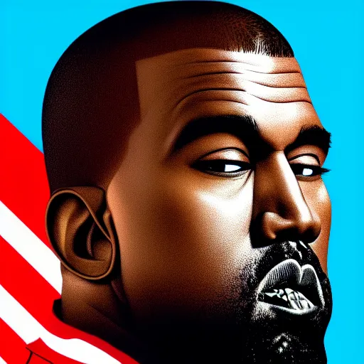 Prompt: Kanye West is a Russian President, Russian flag, extremely detailed eyes, fantastic details, full face, mouth, trending on art station, pixiv, cgsociety, hyperdetailed Unreal Engine, 8k ultra HD, Stanley Artgerm Lau, WLOP, Ross draws, James Jean Marc Simonetti Ruan Jia, Mandy Jurgens, Artgerm and William-Adolphe Burger Sakimichan