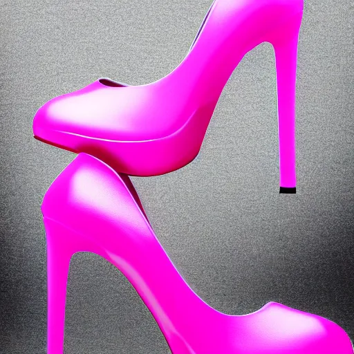 Image similar to medieval pink high heels, photoshoot, photography, 4 k, hyper realistic